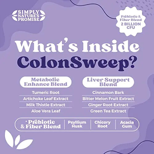Simply Nature's Promise - ColonSweep Psyllium Husk Powder Colon Cleanser, 8 oz. COLON SWEEP Au supplements