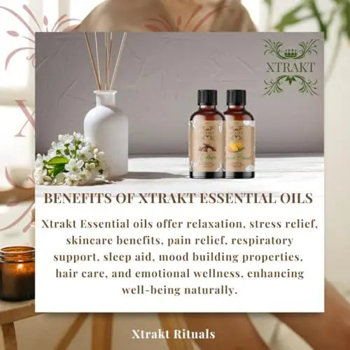 XTRAKT Pure Rose Essential Oil - Therapeutic Grade Aromatherapy Oil for Elegance and Emotional Balance XTRAKT Au supplements