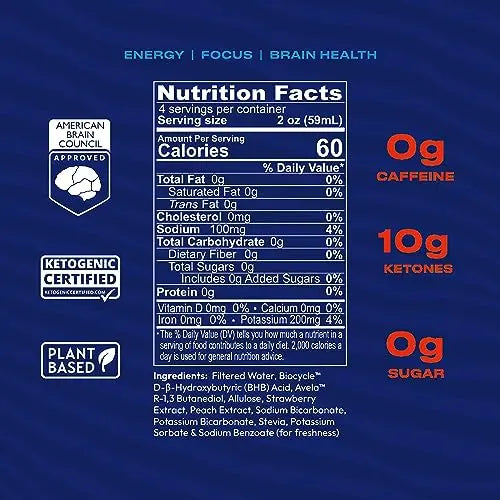 KENETIK Clean Energy Drink Mix, Sugar Free & Caffeine Free Drinkable Ketones For Energy Kenetik Au supplements