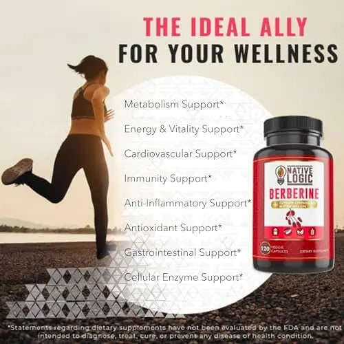 Native Logic Berberine HCL 1200mg with Ceylon Cinnamon, Bitter Melon, and Green Tea Native Logic Au supplements