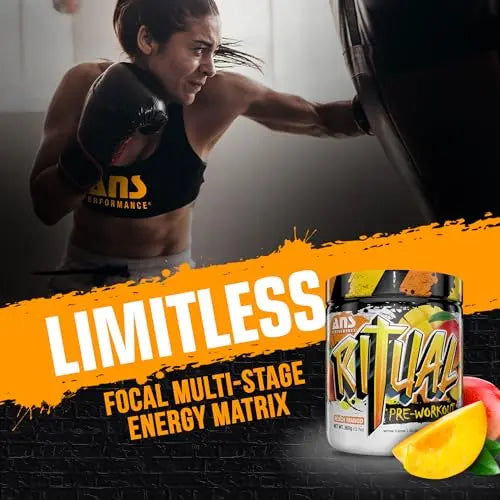 ANS Performance Ritual Pre Workout (30 Servings, 12.7 oz) - Complete Preworkout Formula ANS Performance Au supplements