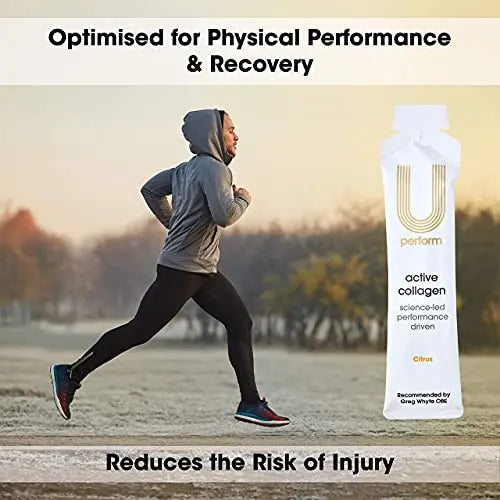 U Perform - Sports Muscle Recovery Supplement - High Protein Liquid Collagen Drink - Great for Joints Repair - Citrus Tasting and Natural Ingredients Based (8000mg) (14 sachets) U Perform Au supplements