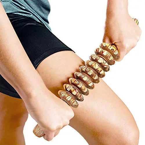 Deston Wooden Massager Handheld Roller Trigger Point Massager Stick for Fascia, Cellulite Deston Au supplements