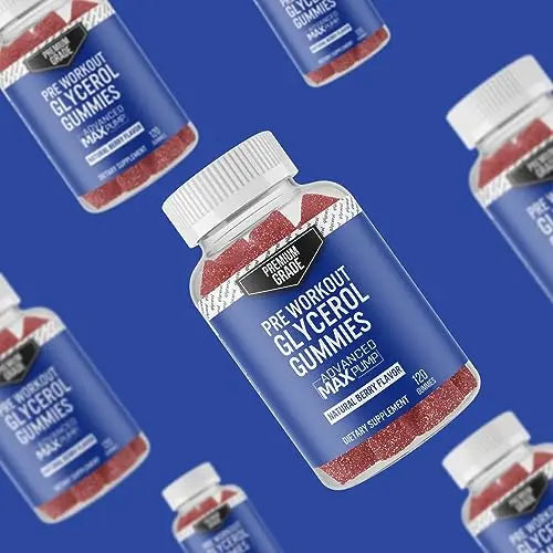 VitaPatch Premium Grade Glycerol Gummies Stim Free Pre Workout - Intense Pump VitaPatch Au supplements