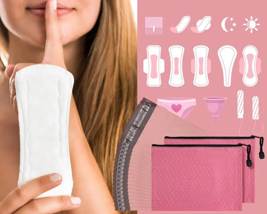 400 pcs Sanitary Napkin Disposal Bags, Feminine Personal Disposal Bags, Pink Feminine Hygiene Disposal HQSLsund Au supplements