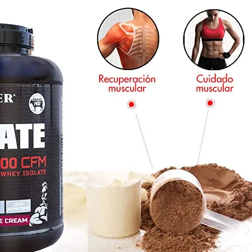 Weider Isolate Whey 100 CFM (2kg) Strawberry Ice Cream Flavour. Protein Powder with 25g Proteins Weider Au supplements
