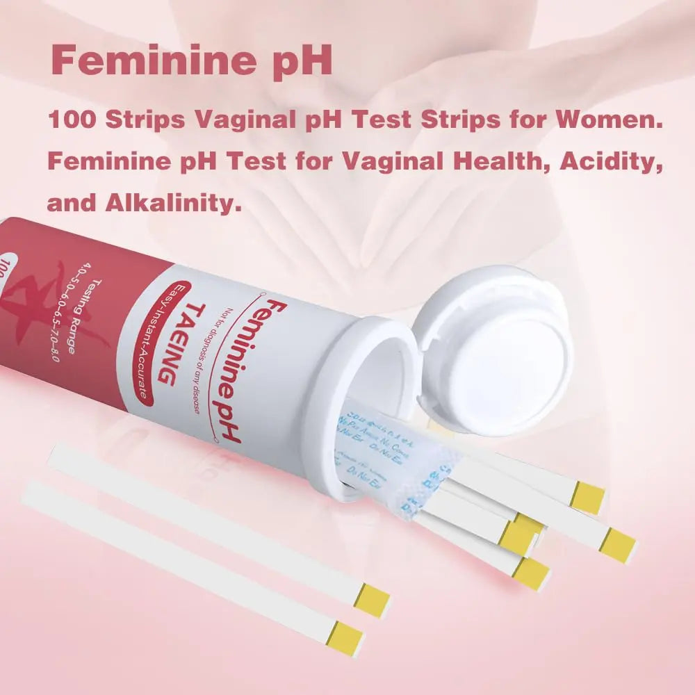 TAEING Vaginal Health pH Test Strips, 100pcs Feminine pH Test for Women, pH-Balance Monitor My Store Au supplements