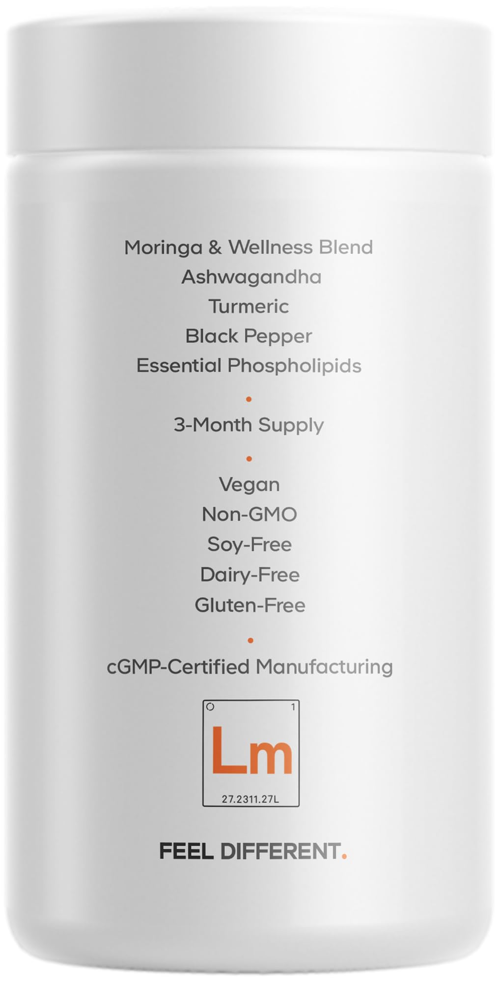 Codeage Liposomal Moringa+ Supplement, 400mg Moringa 50:1 Extract - Turmeric, Ashwagandha, Black Pepper, 3-Month Supply, Vegan Moringa Powder - 180 Capsules Codeage Au supplements