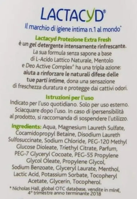 intimate wash fresh 200 ml by Lactacyd Lactacyd Au supplements