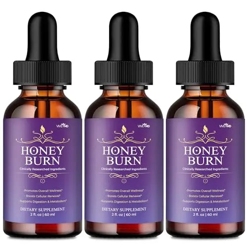 Honey Burn Weight Loss Drops - Official Formula - Premium Quality Honey Drops Boost VIVE MD Au supplements