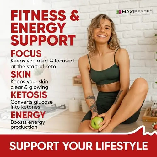 Keto Gummies - Delicious Low-Carb Snack to Boost Ketosis, Metabolism & Energy MAXIBEARS Au supplements