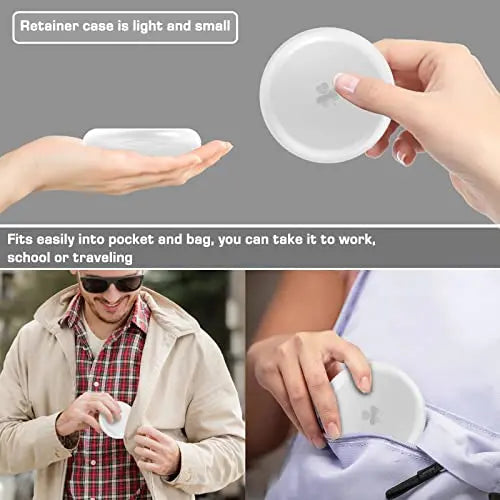 BVN 2 Pcs Retainer Case, Slim Braces Case, Denture Case, Mouth Guard Case, Teeth Aligner Case BVN Au supplements