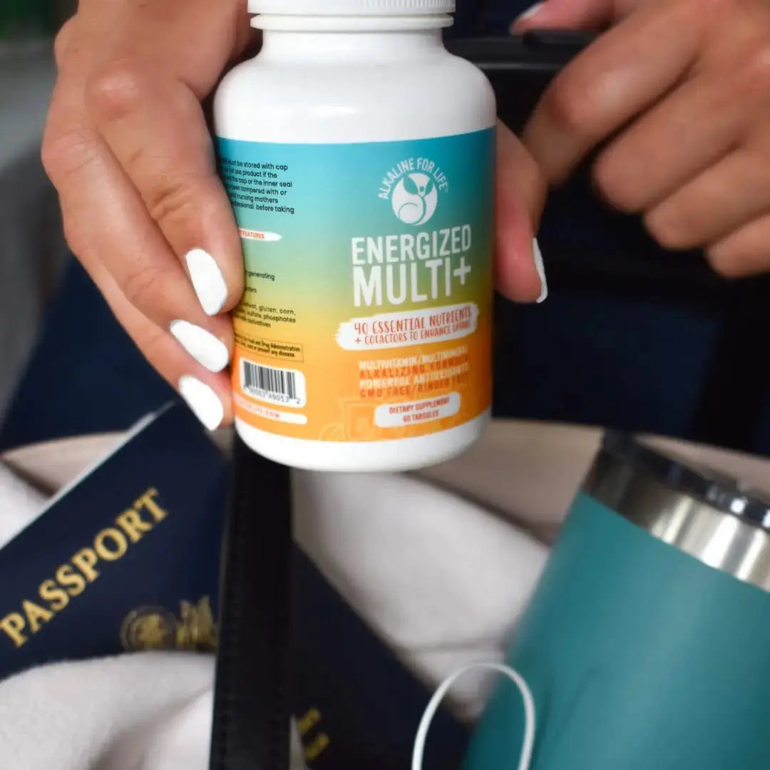 Energized Multi - Potent Multivitamin with 40 Fully Bioavailable Nutrients B Complex Vitamins, Vitamin D, Vitamin C, Vitamin K, Zinc, Quercetin Alkaline for Life Au supplements