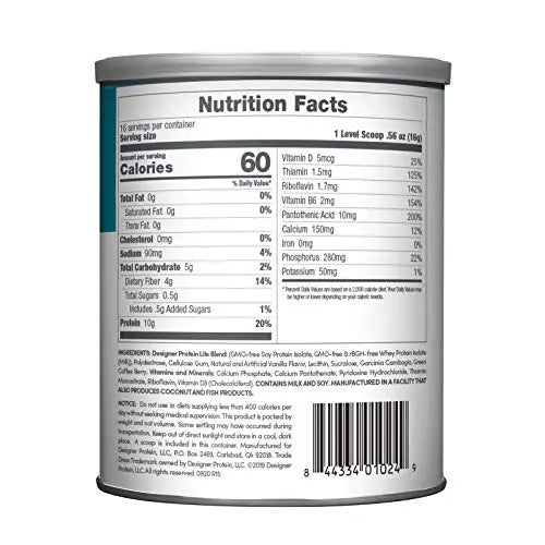 Designer Wellness, Designer Lite, Low Calorie Natural Protein, Prebiotic Fiber, Key Vitamins Designer Protein Au supplements