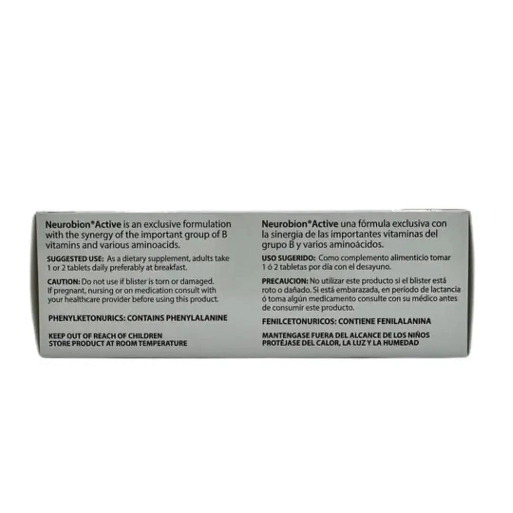 Neurobion Active 30 Tablets Multivitamin L-Glutamic Acid Dietary Supplements, 1 Count (Pack of 1) Neurobion Au supplements