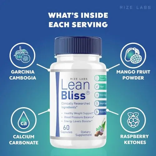 Lean Bliss Weight Loss Pills, Lean Bliss Fat Burning Formula, LeanBliss Advanced Metabolism rize labs Au supplements