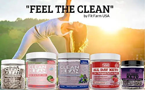 Clean+Lean-Organic Fat Burner by FitFarm USA - Worlds First Organic Fat Burner Supports FIT FARM USA Au supplements