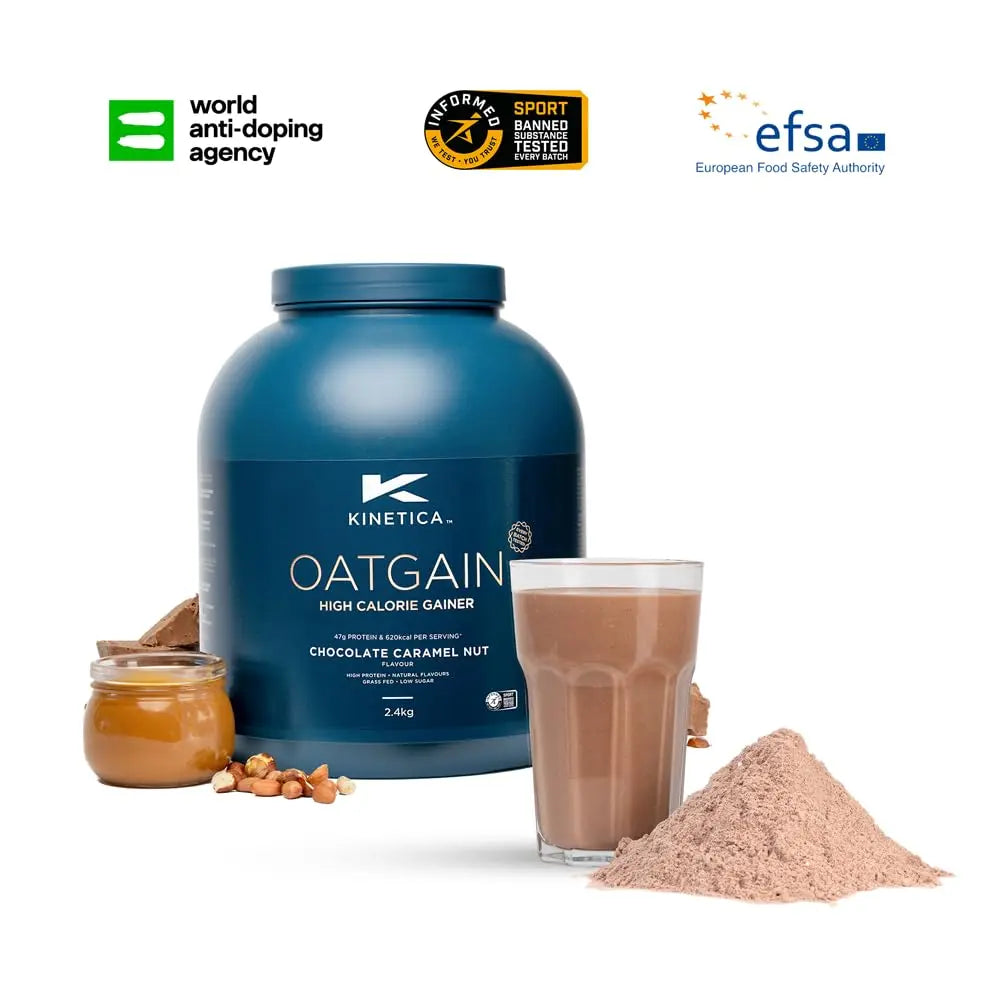 Kinetica OatGain Weight Gainer 600+ Calories & 47g Protein per Serving, 2.4 kg Kinetica Au supplements