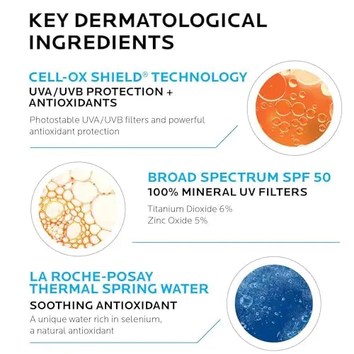 La Roche-Posay Anthelios Mineral Ultra-Light Face Sunscreen SPF 50, Zinc La Roche-Posay Au supplements