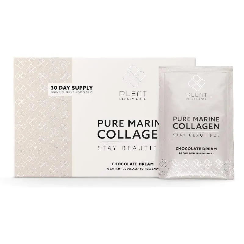 Plent Pure Marine Collagen Chocolate Dream - Stay Beautiful - 5G Collagen Peptides Daily Plent Au supplements