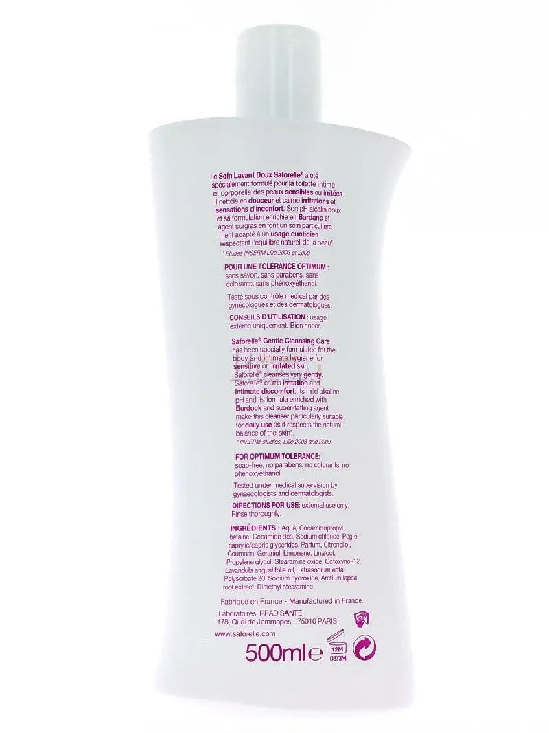 Saforelle Gentle Cleansing Care 2X250ml Saforelle Au supplements