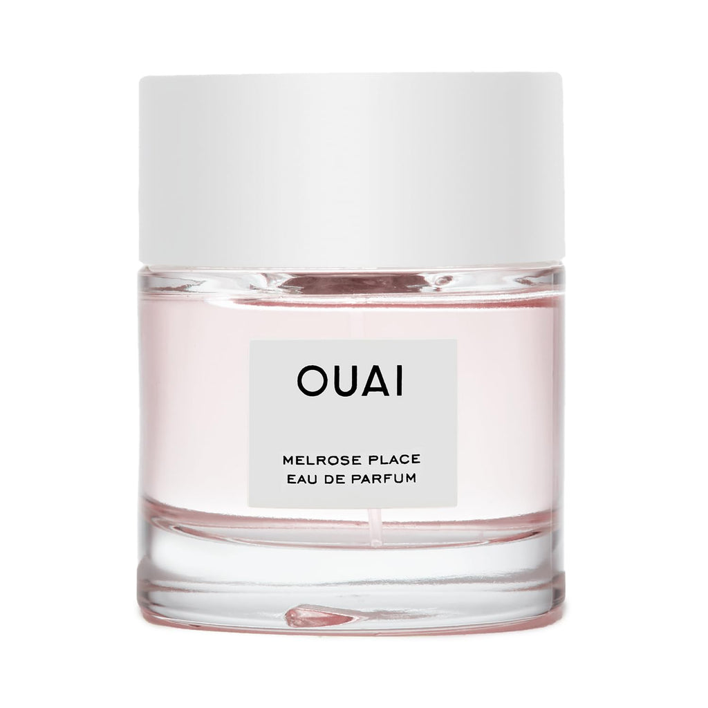 OUAI Melrose Place Eau de Parfum - Elegant Womens Perfume for Everyday Wear - Fresh Floral Scent has Notes of Champagne, Bergamot and Rose with Delicate Hints of Cedarwood and Lychee (1.7 Oz) OUAI Au supplements