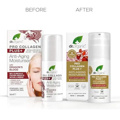 Dr Organic, Organic Pro Collagen with Dragons Blood, Natural, Vegan, Cruelty Free, Paraben & SLS Free, 50ml DR ORGANIC Au supplements