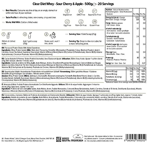 Protein Works - Clear Diet Whey Protein Isolate Powder | Refreshing High Protein Drink THE PROTEIN WORKS Au supplements