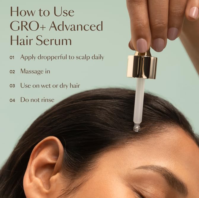 VEGAMOUR GRO+ Advanced Hair Serum for Improving Hair Density, Tonic Reduces Shedding and Promotes a Healthy Scalp, 1 pack VEGAMOUR Au supplements