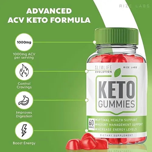 (2 Pack) SlimLife Keto Gummies, SlimLife Evolution Keto Gummies for Advanced Weight Loss rize labs Au supplements