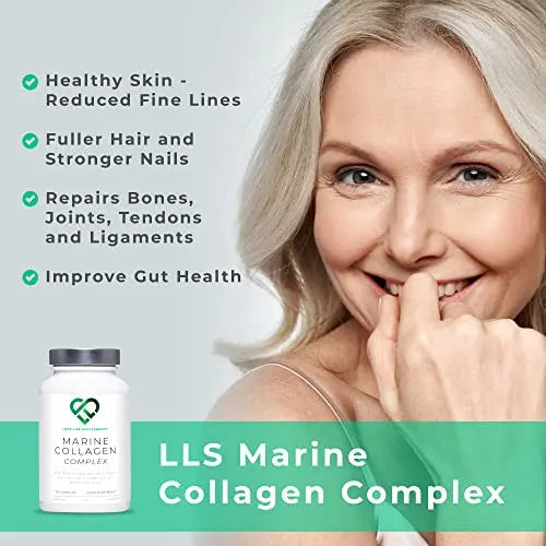 Wild-Caught Marine Collagen Complex Capsules with Hyaluronic Acid | 120 Capsules - 2 Month Supply LOVE LIFE SUPPLEMENTS Au supplements