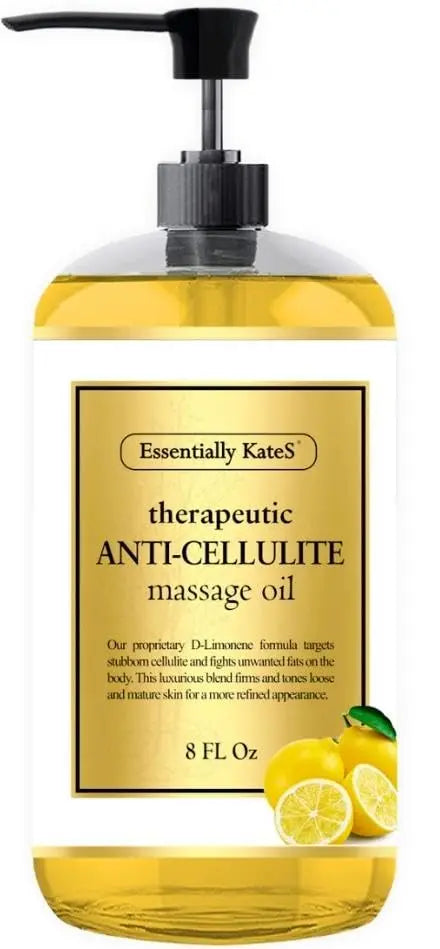 Essentially KateS Anti Cellulite Massage Oil 8 Fl Oz - Helps Break Down Fat Cells in Hip Essentially KateS Au supplements