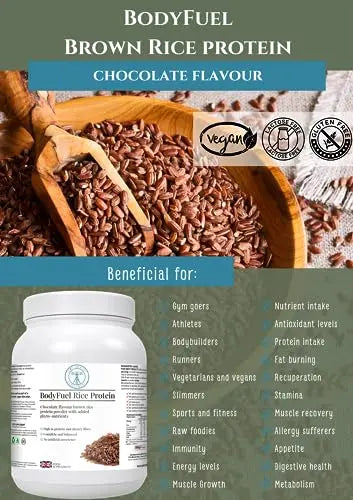 Complementary Supplements | BodyFuel Brown Rice Protein Powder Plus Chicory, Green Tea Complementary Supplements Au supplements