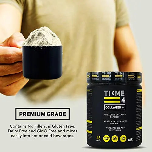 Time 4 Collagen + 45 Servings – Pure Hydrolysed Collagen Powder for Women & Men Time 4 Nutrition Au supplements