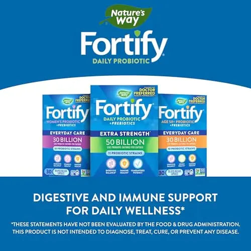 Nature's Way Fortify Probiotics for Women + Prebiotic, Digestive*, Immune*, and Vaginal Nature's Way Au supplements