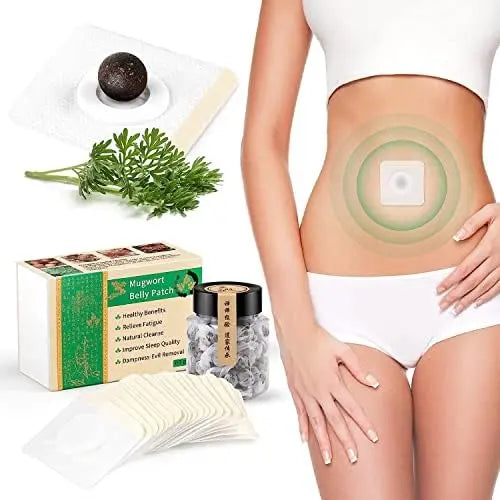 Mugwort Belly Patch for Men and Women with Natural Plant Extracts -60Pcs Body Sculpting SHENFY Au supplements