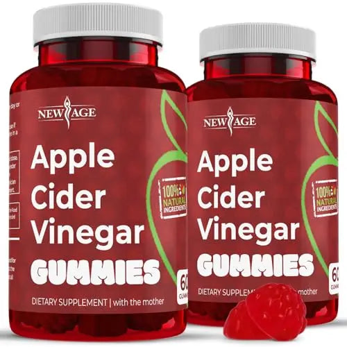 NEW AGE Apple Cider Vinegar Gummies 2-Pack - 120 Count - Immunity & Detox NEW AGE Au supplements
