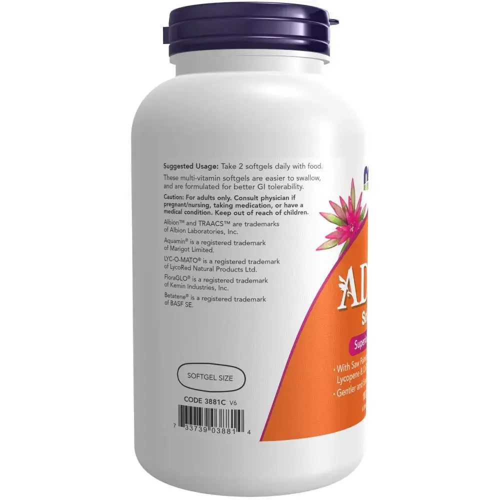 NOW Foods AdamTM Men's Multiple Vitamin -Softgels,180 Count (Pack of 1) NOW Foods Au supplements