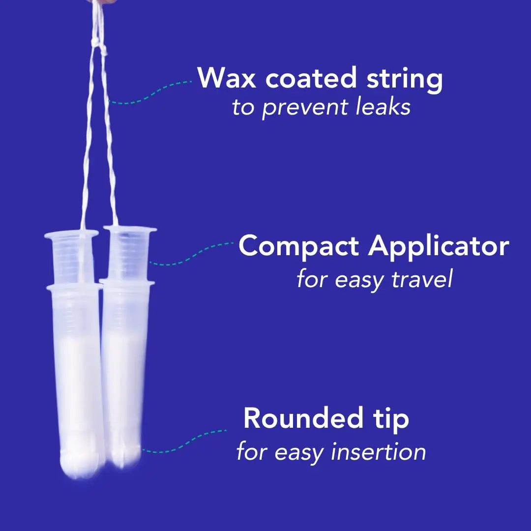 Award Winning 100% Organic Cotton Easy Glide Tampons with Compact Plant Based Applicator MARLOW Au supplements