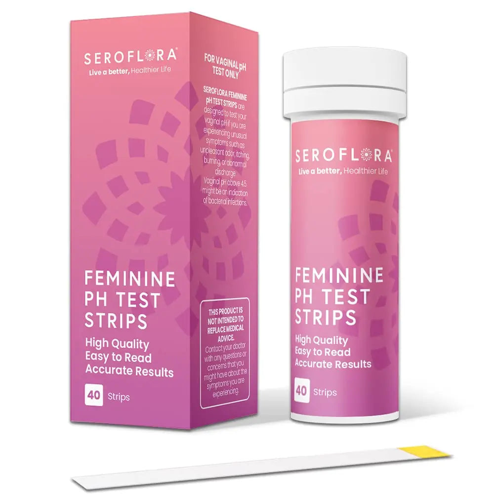 Seroflora Vaginal pH Test Strips for Women - Monitor Vaginal Health & Yeast Infection - Easy Seroflora Au supplements