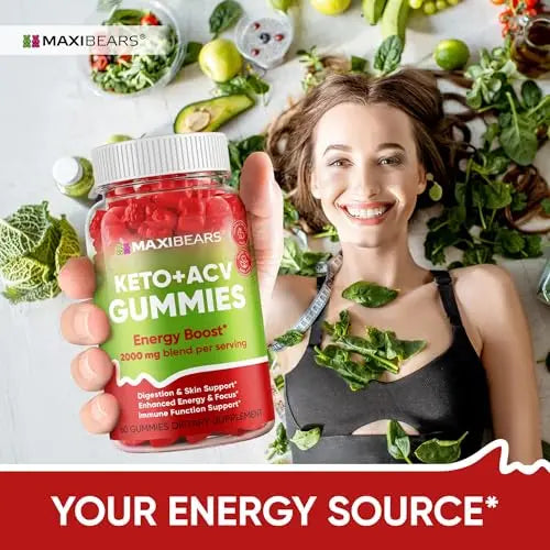 Keto Gummies - Delicious Low-Carb Snack to Boost Ketosis, Metabolism & Energy MAXIBEARS Au supplements