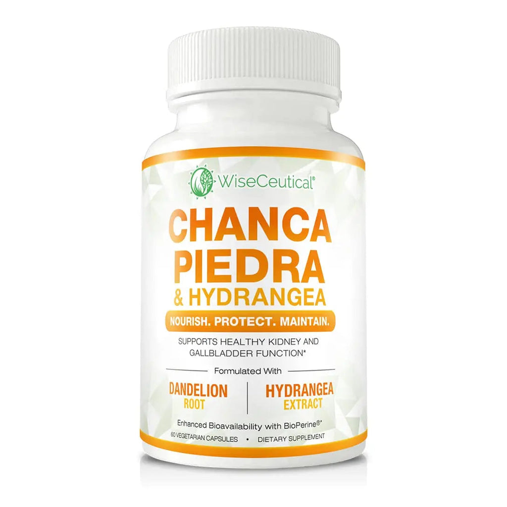 Max Strength Chanca Piedra, Hydrangea & Dandelion Root - Natural Kidney & Gallbladder Formula - Stone Breaker, Flush Impurities, Cleanse Urinary Tract - Enhanced with BioPerine. 60 Veggie Capsules. Wiseceutical Au supplements