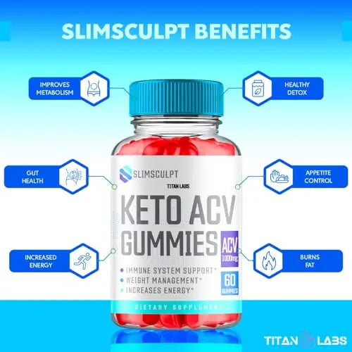 Slimsculpt Keto ACV Gummies, Slim Sculpt Keto ACV Gummies Advanced Weight Loss 1000MG Titan Labs Au supplements
