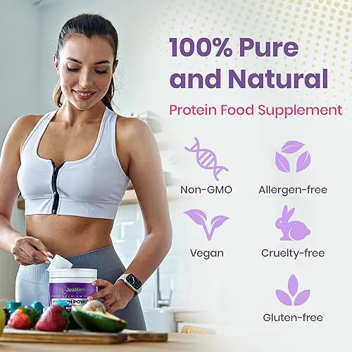 JeaKen - Unflavored Collagen Peptides Powder from Grass-Fed Bovine Sources - Sugar-Free Hydrolyzed Collagen JeaKen Au supplements