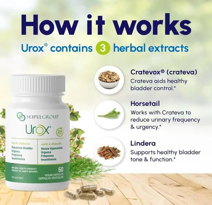 UROX Bladder Control, Safe and Effective Bladder Support Supplement for Men & Women, Helps Reduce Urinary Leakage, Frequency, Urgency, 180 Vegetarian Capsules UROX Au supplements