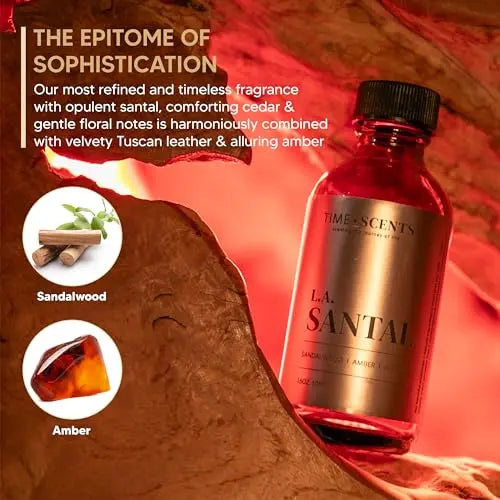 Essential Oil Blend Diffuser Oil – Santal Essential Oil, Hotel Inspired Home fragrance oil for diffuser Time Scents Au supplements