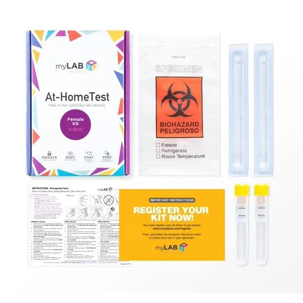 myLAB Box STD at Home Test for Yeast, Vaginal Health Combo CLIA Lab Certified Results myLAB Box Au supplements