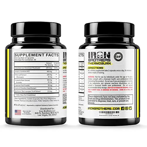 Stimulant Free Fat Burners for Women and Men – Weight Loss - Non Stim Thermogenic Fat Iron Brothers Supplements Au supplements