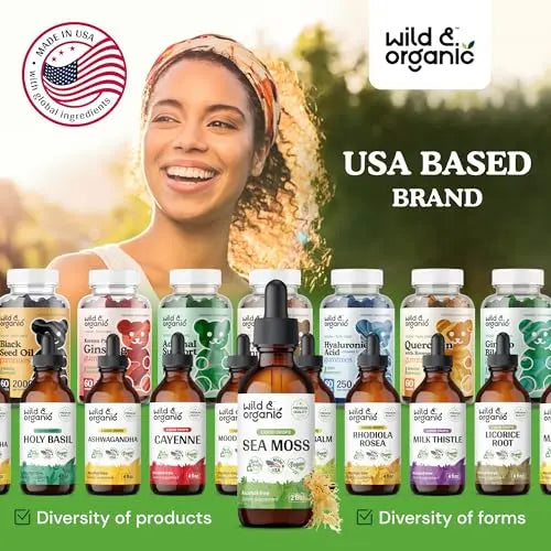 Sea Moss - Organic Sea Moss Liquid Drops - Irish Sea Moss Supplement - Seamoss Wild & Organic Au supplements