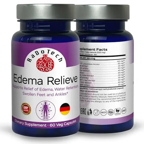 RaDoTech - Edema Relief Water Pills, Natural Diuretics for Water Retention, Foot Swelling RaDoTech Au supplements